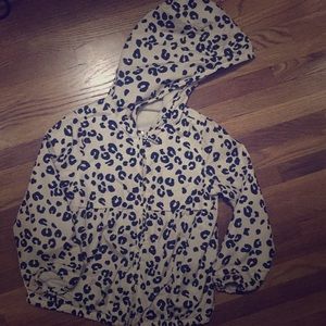 Leopard print rain ☔️ coat